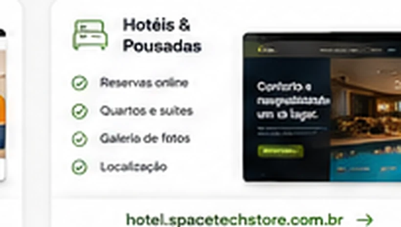 Site para hotel e pousada
