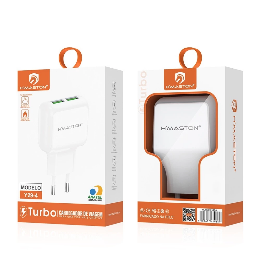 FONTE 2x USB TURBO Y59-4 H`MASTON
