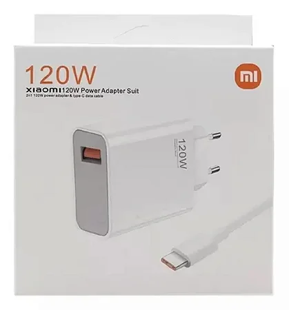 CARREGADOR XIAOMI 120W QUICK CHARGE