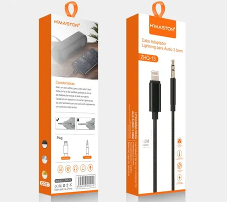 CABO ADAPTADOR IPHONE - ÁUDIO ZHQ-13