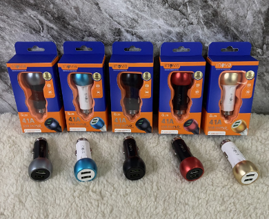 CARREGADOR VEICULAR  USB DUPLO GL29 INOVA